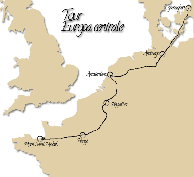 Cartina II° Tour