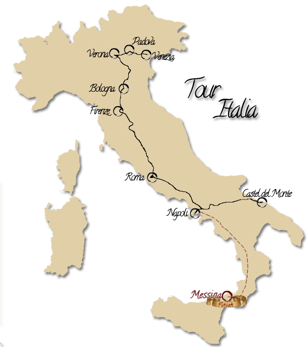 Cartina IV° Tour